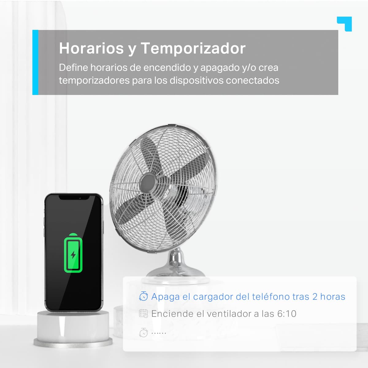 Tapo P110 – Mini Enchufe Inteligente Wi-Fi (con monitoreo de energía), programación Encendido/Apagado, Ahorro de energía, Compatible con Alexa y Google Home — view 6