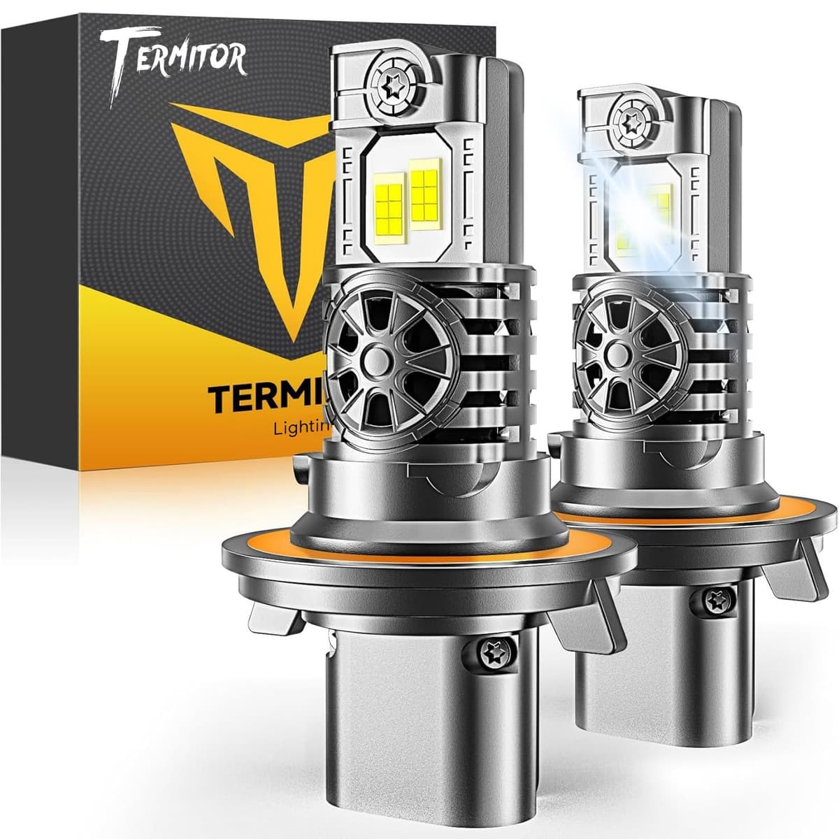 Termitor Latest H7/H7LL Bulbs, 50,000LM 900% Brightness, 6500K White Super Bright, 1:1 Halogen Size, 6500 Cool White H7 Fog Lights, No Adapter Required, Easy Install, Non-Polarity, Pack of 2 — view 22