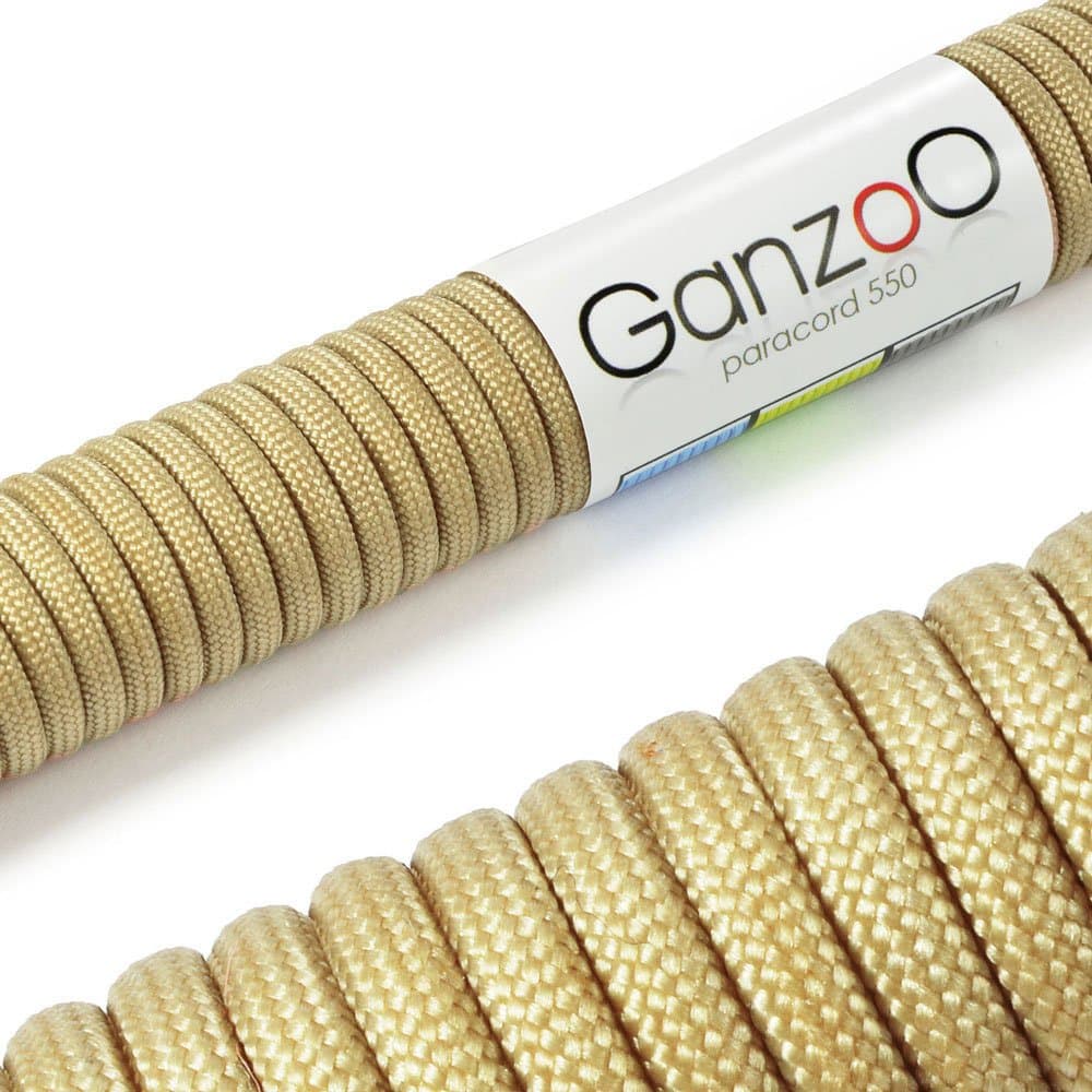 Ganzoo Paracord 550, Cuerda de 4 mm, 30 Metros, Poliéster, Tipo 3-7 Hilos Interiores, Correa de Perro Collar Pulsera, Camping Supervivencia y Cuerda Multiusos, Verde Oscuro — view 20