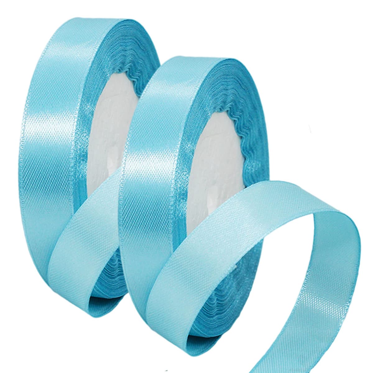40mm Wide White Ribbon Thick Wedding Car Ribbon 22m, 1.5 inch Thick White Satin Ribbon for Gift Wrapping Wedding Car Christmas Birthday Cake Hair Bow Florist Bouquet Crafts Decorations — view 80