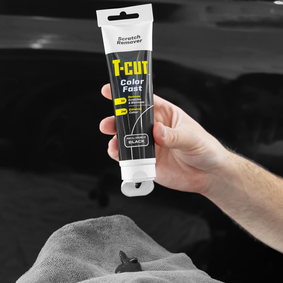 T-Cut Colour Fast Scratch Remover Colour Enhancer, Black, 150g — view 3