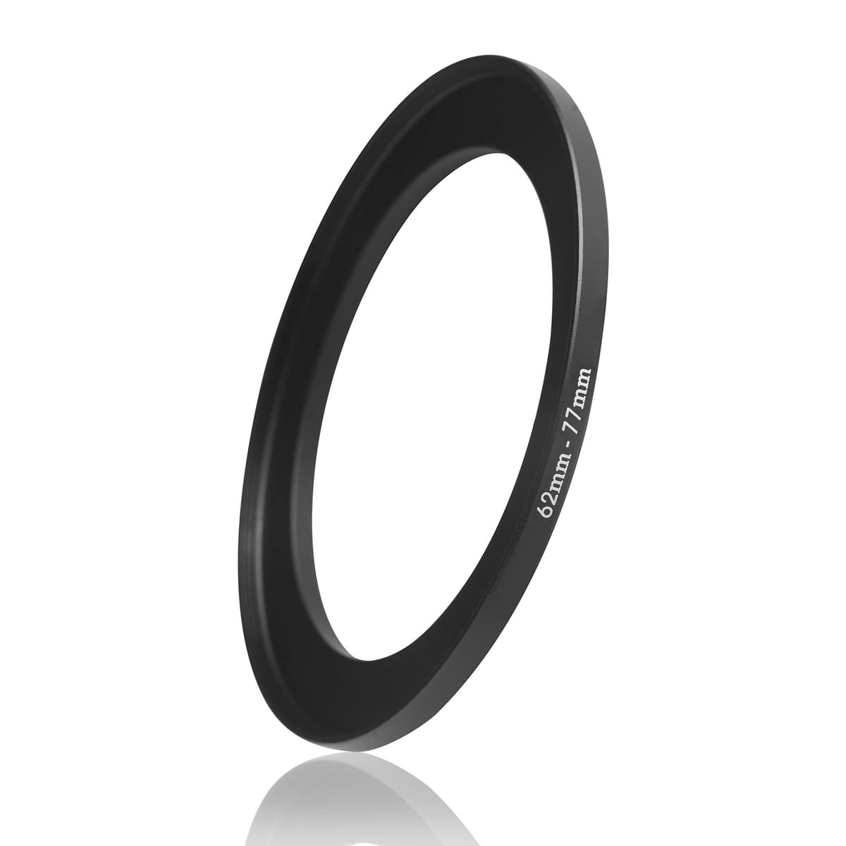 Step Up Filteradapter. Anillo Adaptador del Filtro Hecho de Aluminio. para Las Lentes de Todos los Fabricantes: Canon Sony Nikon Fujifilm Olympus Tamron Sigma Pentax (62mm – 77mm)
