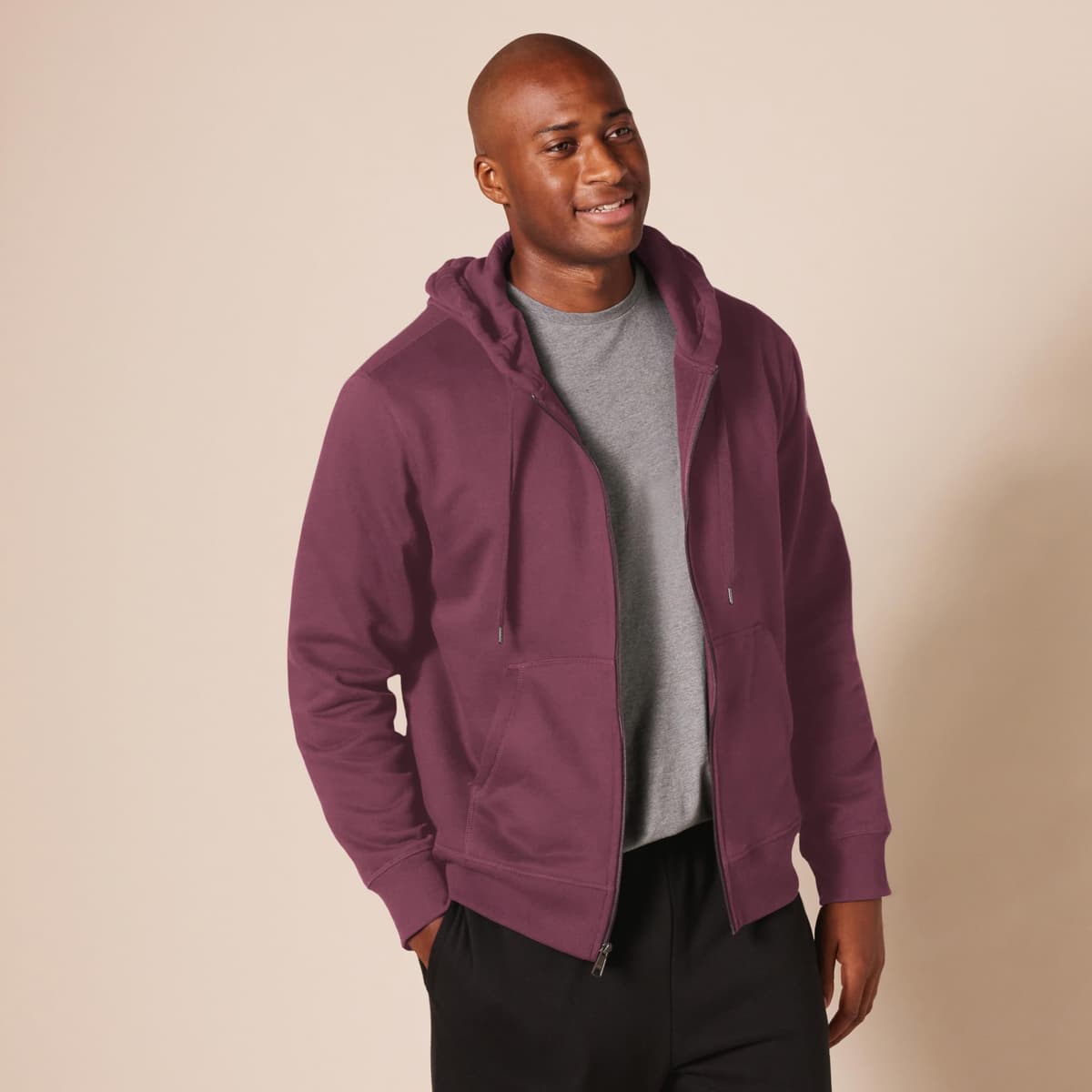 Amazon Essentials Chaqueta de Felpa con Cremallera Completa (Disponible en Tallas Grandes y Largos Especiales) Hombre — view 7