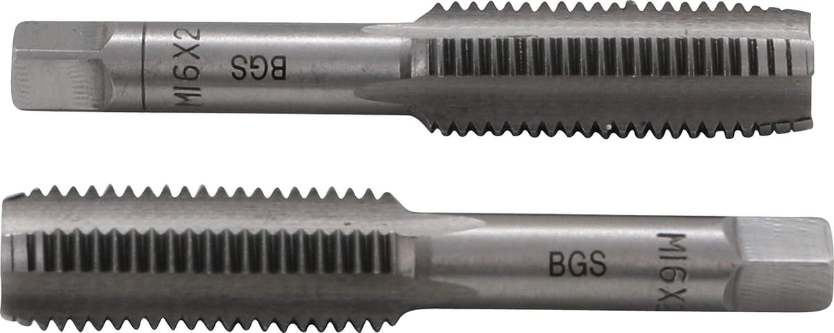 BGS 1900-M16X2.0-B | Taps | Initial and Finishing Male | M16 x 2mm | 2 Pieces — view 2