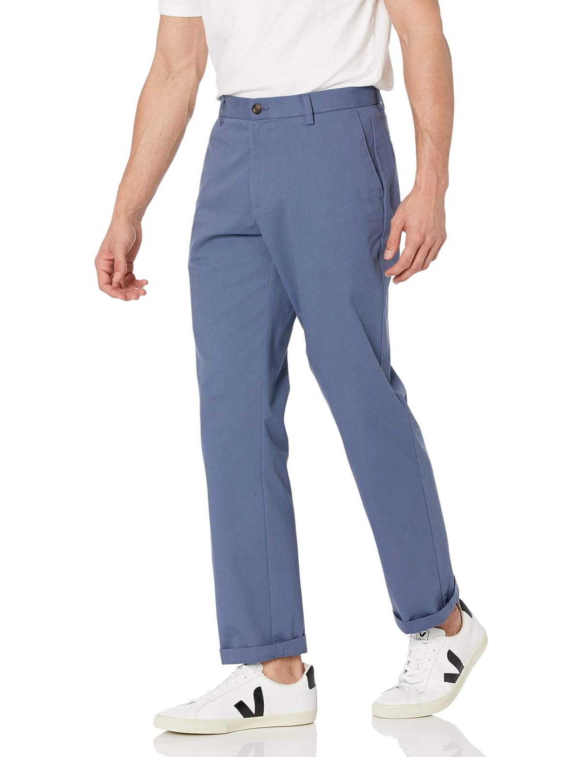 Amazon Essentials Men's Classic-Fit Wrinkle-Resistant Flat-Front Chino Trousers (Available in Big and Tall) — view 17