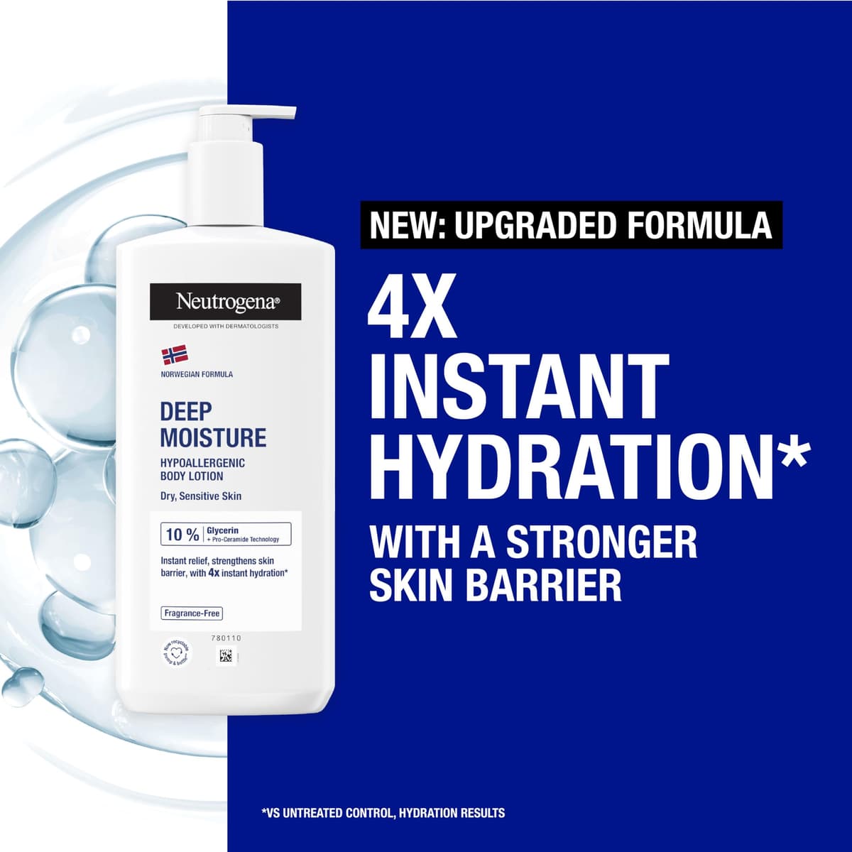 Neutrogena Norwegian Formula Deep Moisture Body Lotion, 400 ml, Fragrance-Free — view 3