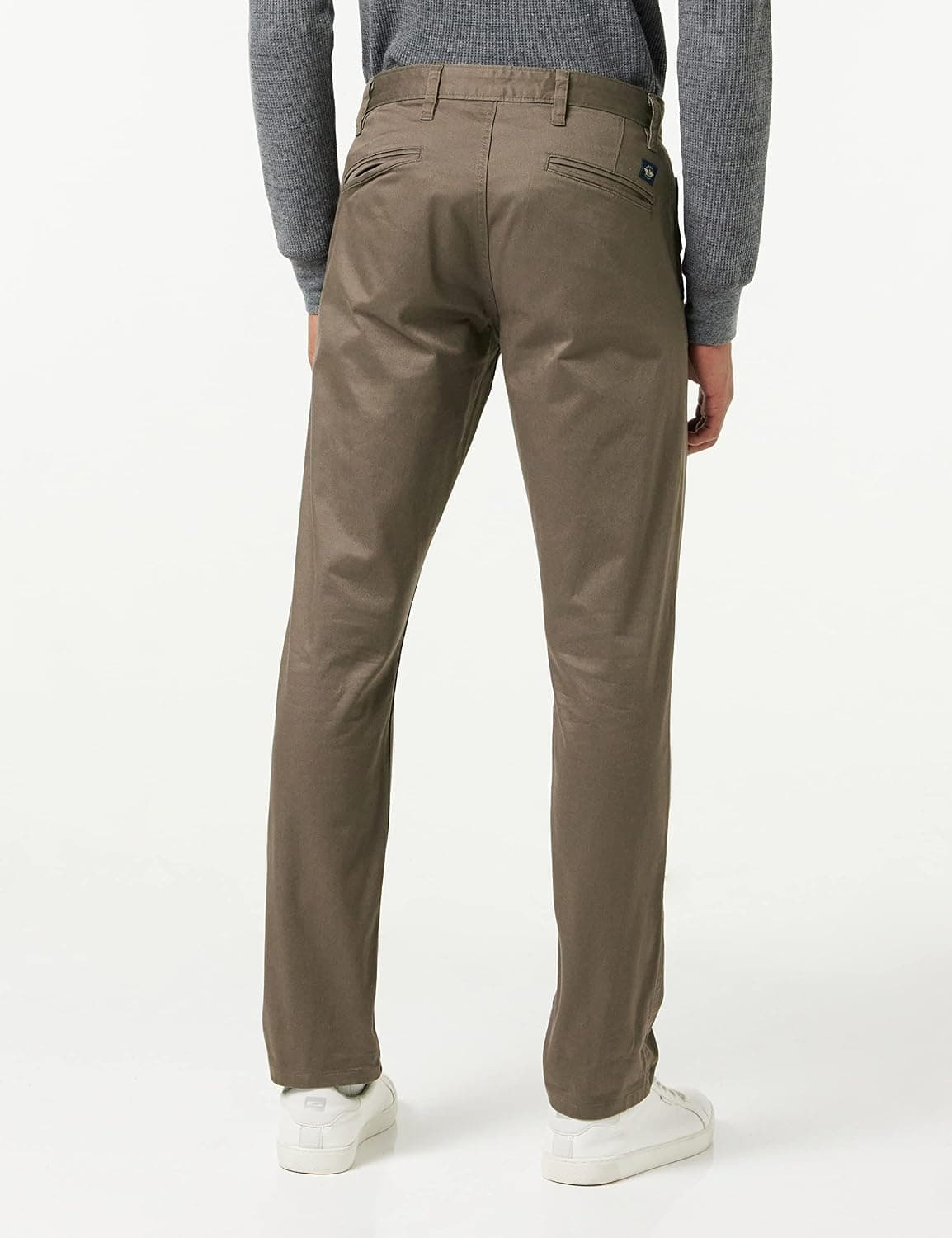 Dockers Men's Alpha Khaki Original Slim Trousers 34W / 30L Dark Pebble — view 5