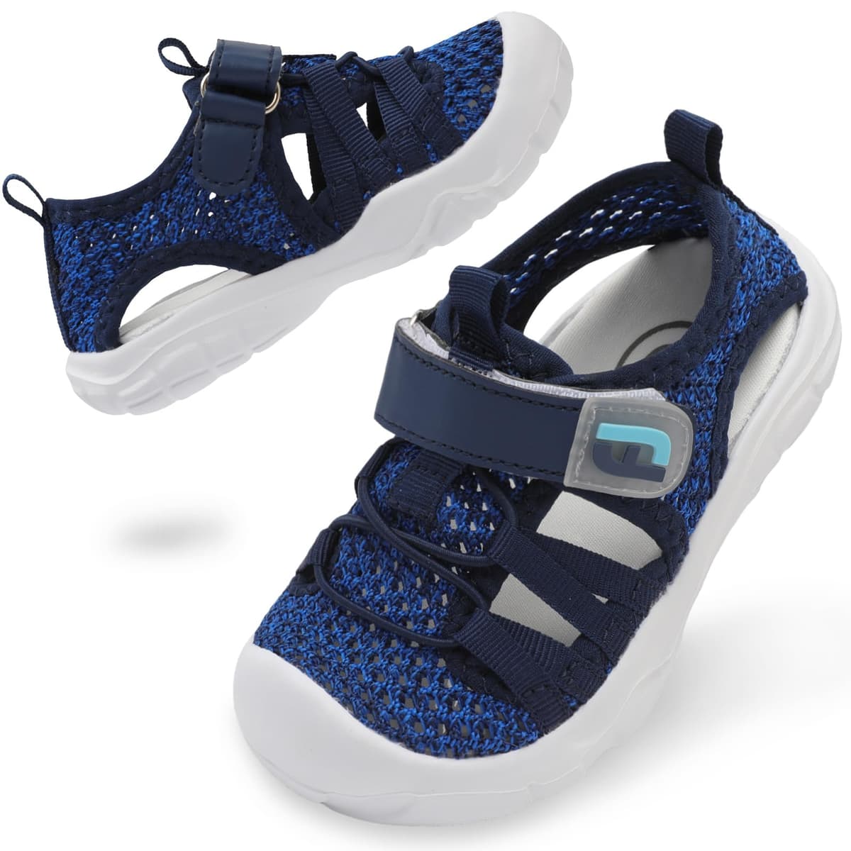 JOINFREE Toddler Boys Girls Water Shoes Breathable Qucik Dry Sport Beach Sandals Lightweight Barefoot Flexible — view 17