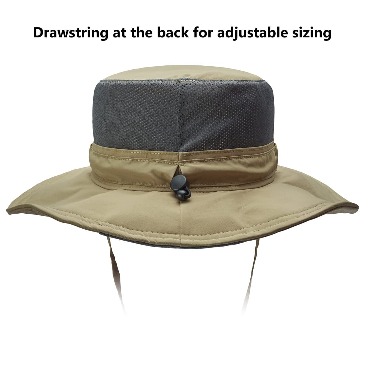 Bassdash UPF 50+ Sombrero de Pesca Solar Resistente al Agua con Solapa de Cuello Desmontable — view 3