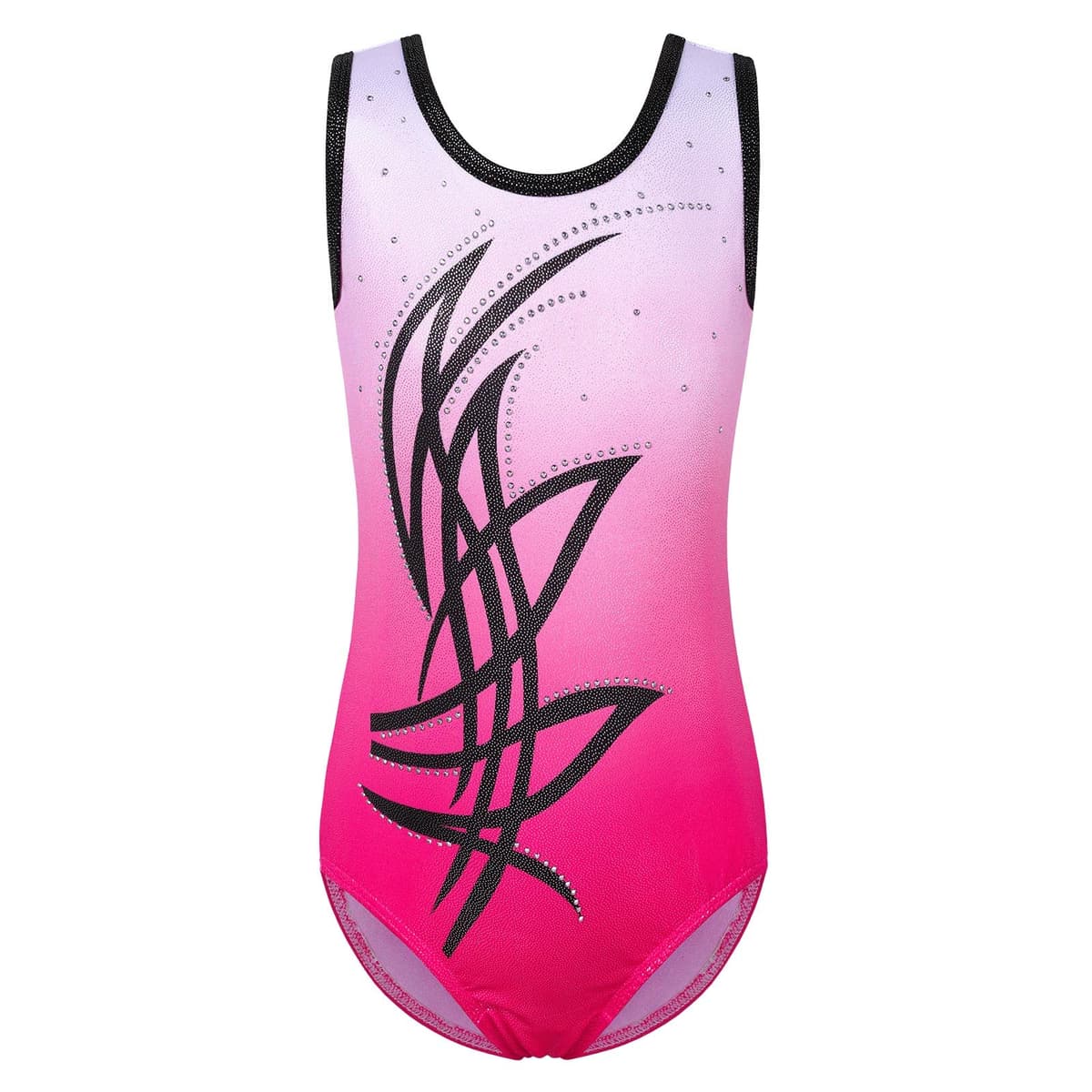 Niña Maillots de Gimnasia Mangas Largas con Lentejuelas en Tul — view 26