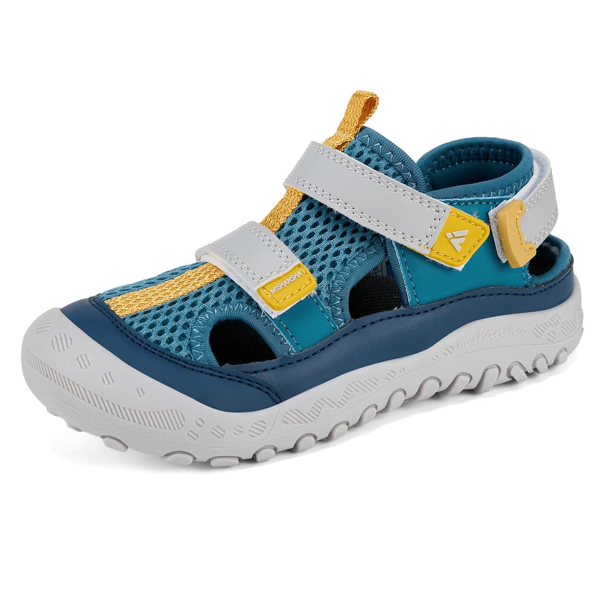 Mishansha Boys Girls Trekking Sandals with Closed Toe, Breathable and Non-Slip, Size 24-38