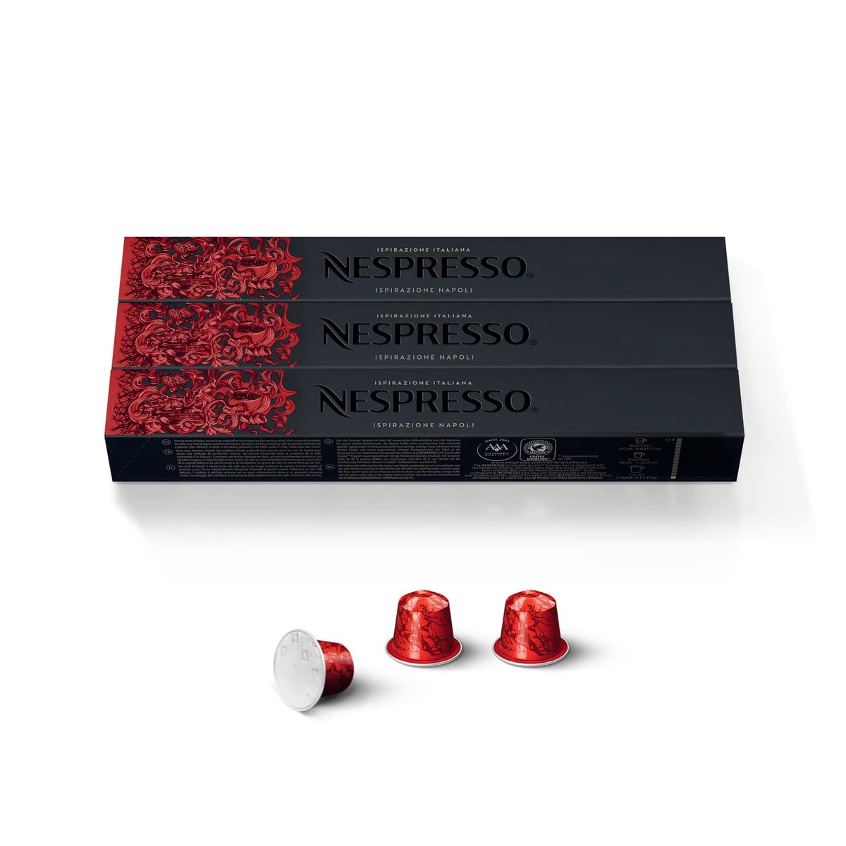 Nespresso Vertuo Double Espresso Selection Long Expiry Coffee Pods Capsules Chiaro Scuro 20 Pods 2 Sleeves — view 7