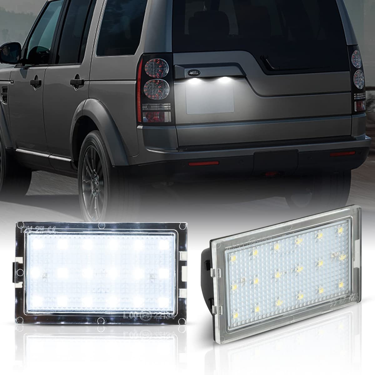 Luces LED Matrícula para 206 207 407 406 306 307 308 5008, Luz Matrícula para Citro-en C3 PICASSO C4 C5 BERLINGO B9 M49 M59 SAXO XSARA, LED Matrícula 2 Piezas Canbus — view 21