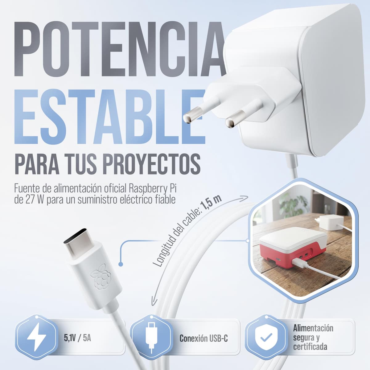 db-tronic Raspberry Pi 5 1 GB Starter Kit | Edición 64 GB | Alimentación 27 W | Carcasa con Ventilador | Micro HDMI 4K | Disipador | Ideal para Home Assistant y el Smart Home — view 4