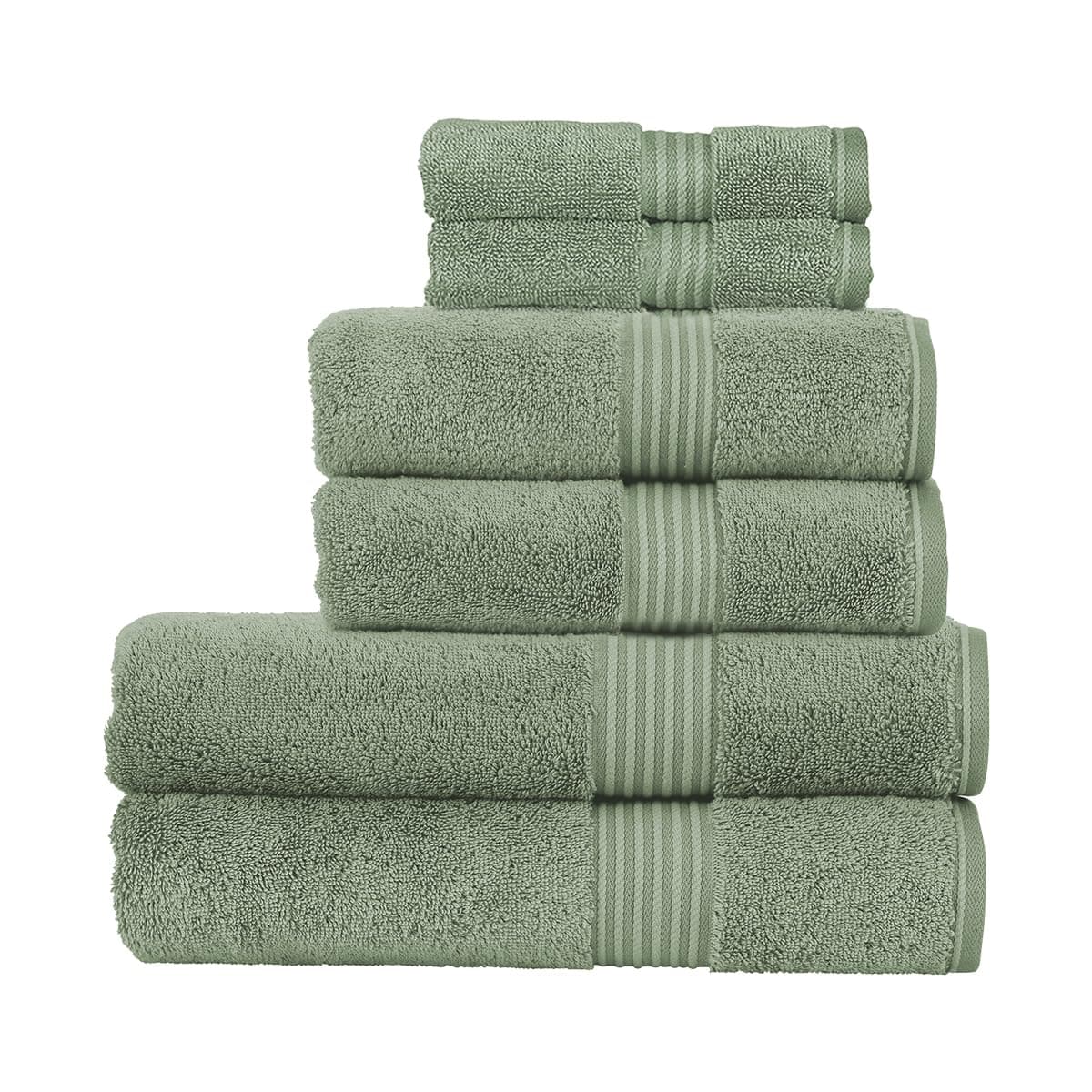 Christy Supreme Hygro 2 Hand Towels Set | Mineral Blue | 100% Luxury Supima Cotton | Ultra Soft | Super Absorbent | 650GSM | Plush and Long Lasting — view 108