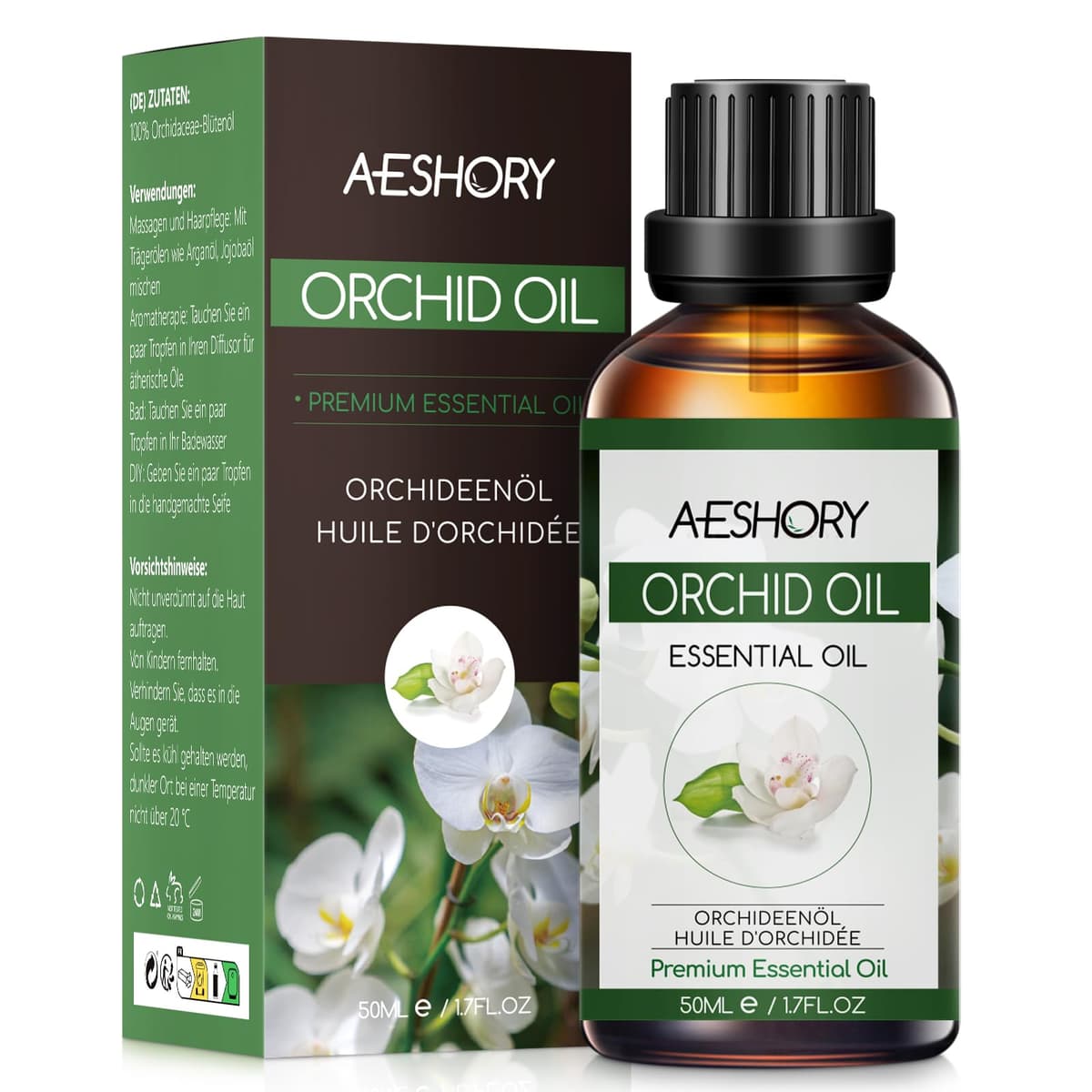 AESHORY Aceite Esencial de Rosa 50ML, Natural Aceite de Aromaterapia de Rosa, Aceites de Fragancia Premium para Humidificador, Masaje, Baño, Cuidado la Piel, Relajación y Calma — view 30
