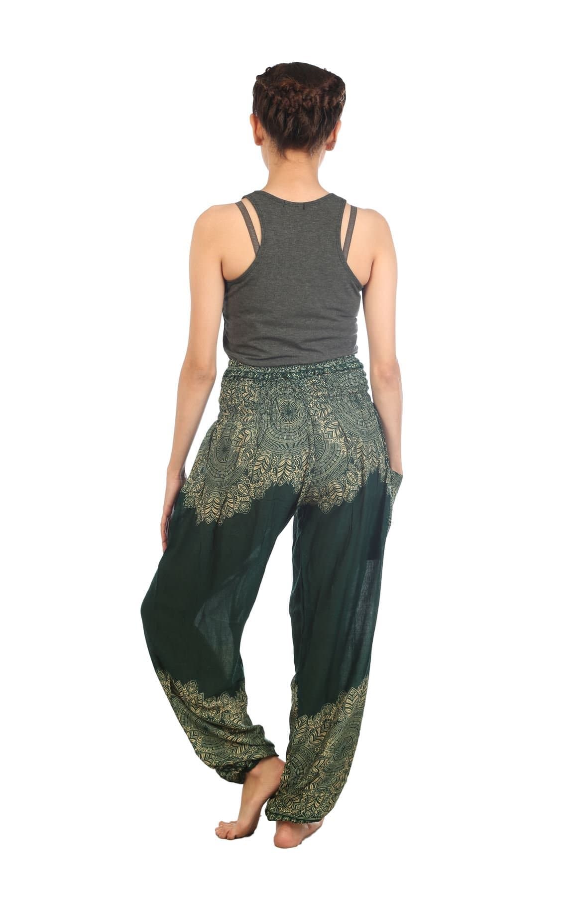Lofbaz Harem Pants for Women Yoga Boho Hippie Clothing Womens Palazzo Bohemian Pajama Trousers Beach Indian Gypsy Genie Clothes — view 2
