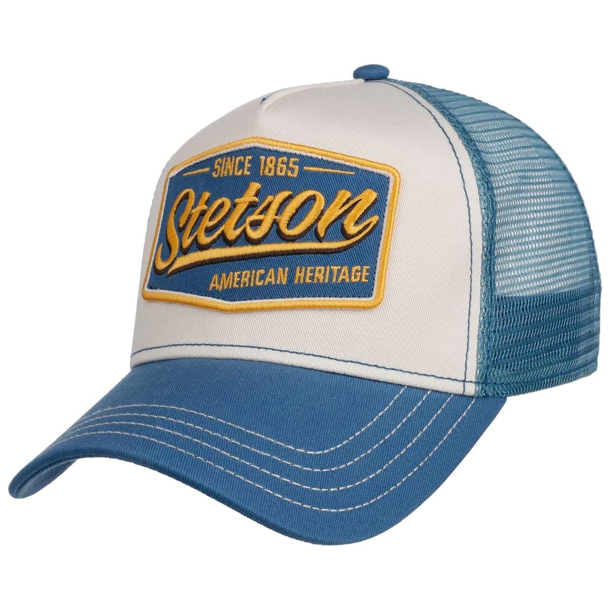 Stetson Gorra de Camionero Patrulla para Hombre/Mujer, Gorra de béisbol de algodón, tamaño Ajustable, Gorra con Inserto de Malla, Gorra de Camionero para Invierno/Verano, Gorra Curvada — view 24