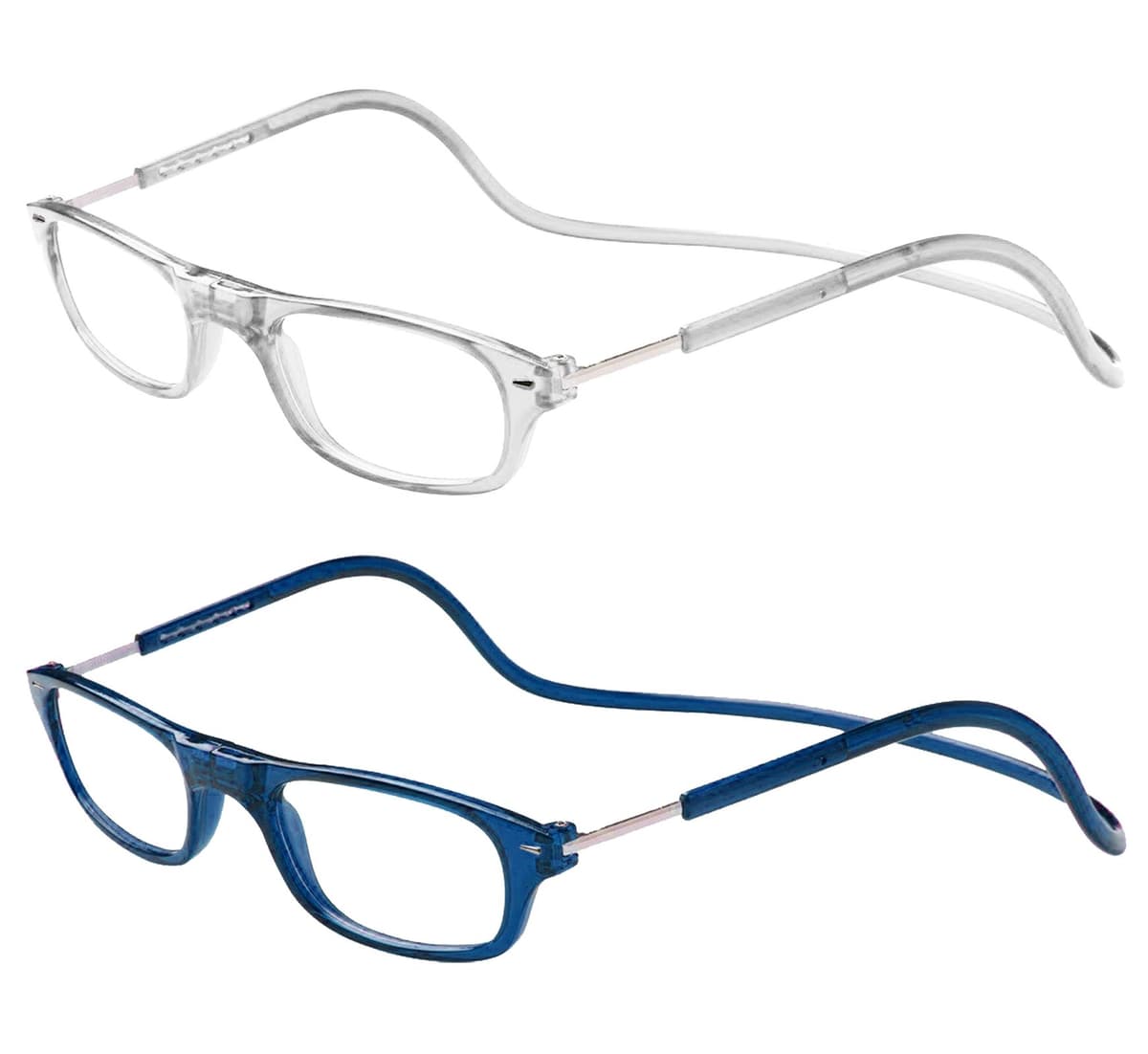 TBOC Pack: Gafas de Lectura Presbicia Vista Cansada – (Dos Unidades) Graduadas +3.50 Dioptrías Montura Negra Hombre Mujer Imantadas Plegables Lentes Aumento Leer Ver Cerca Cuello Imán — view 17