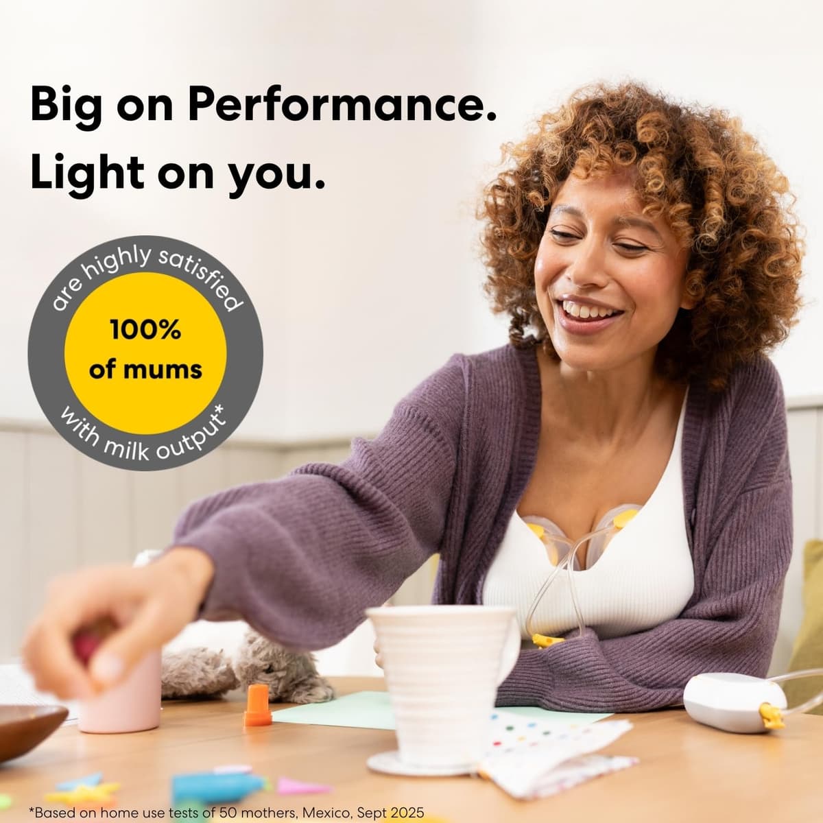 Medela Freestyle Mini Hands-Free Double Electric with Hands-Free Cups & Rechargable Battery. — view 2