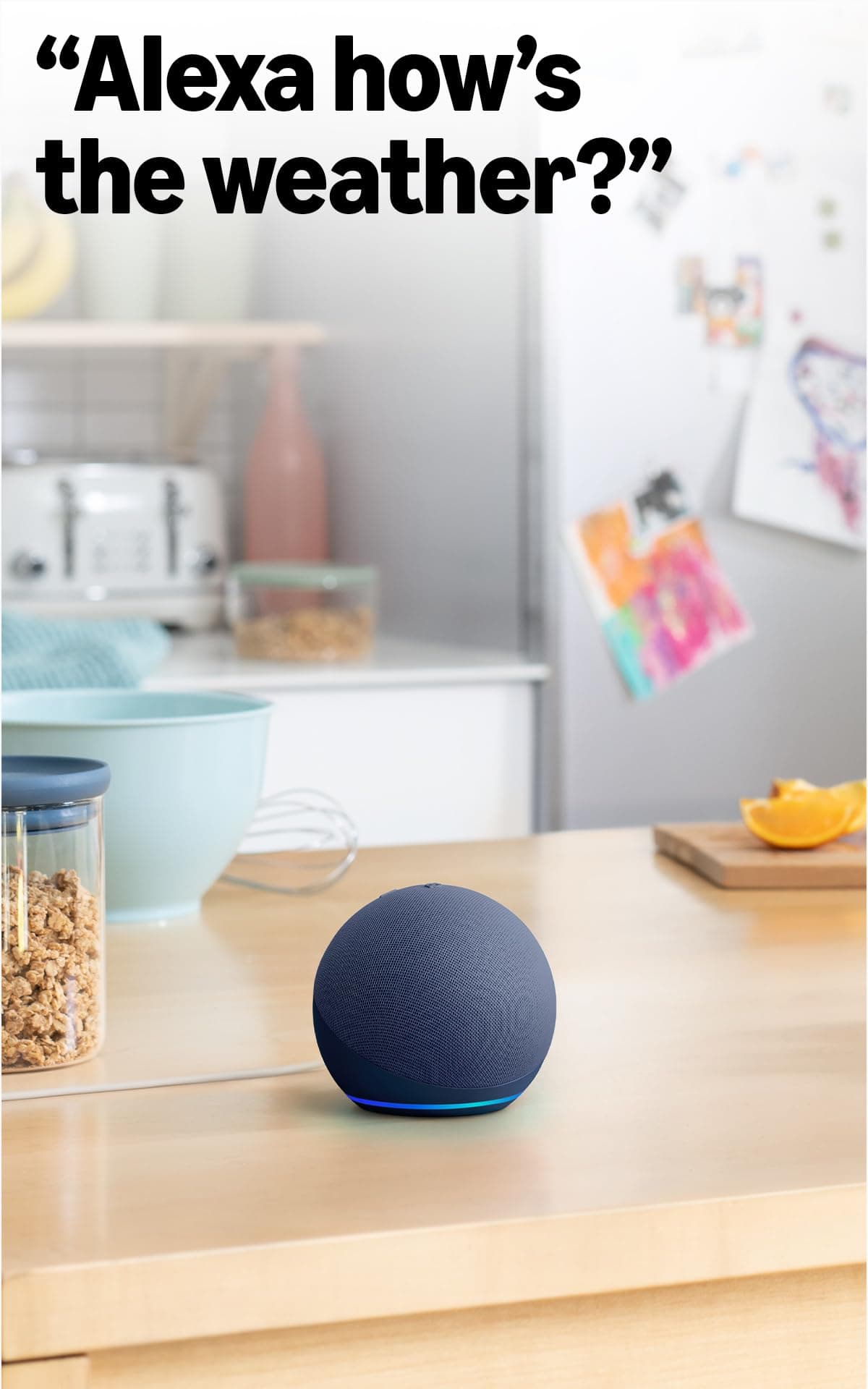 Echo Dot (Newest gen) | Bluetooth smart speaker with big vibrant sound and Wi-Fi | Deep Sea Blue, with Alexa+ Early Access — view 5