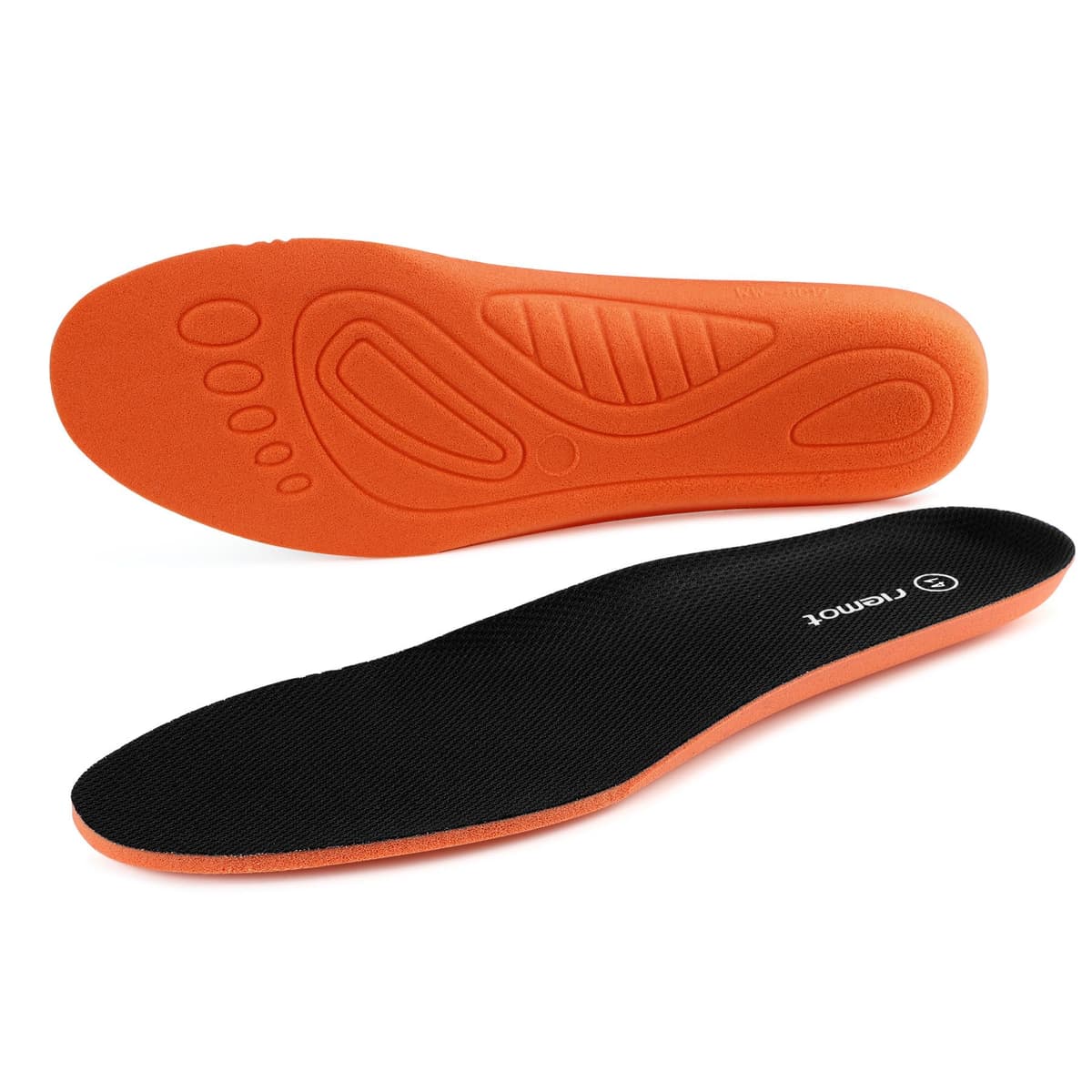 riemot Sport Insoles for Men & Women – Shock-Absorbing Sports Insole for Running, Walking, Cushioned Breathable Shoe Inserts for Hiking, Active Lifestyles Soft Inner Soles 1 Pair 3 Black