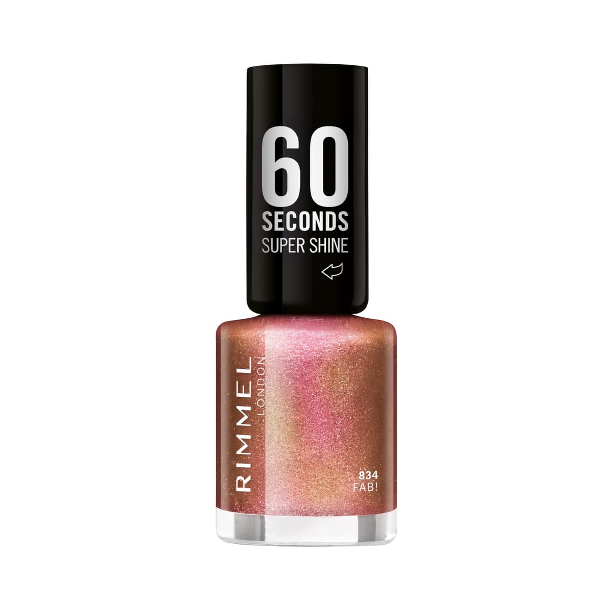 Rimmel London 60 Seconds Super Shine Nail Polish, 740 Clear, 8 ml — view 45