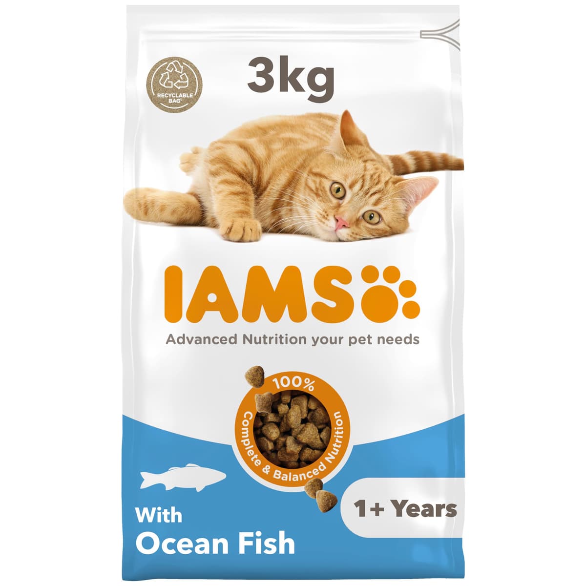 IAMS Adult Complete Dry Cat Food Chicken 3kg - Supports Strong Immune System — view 20
