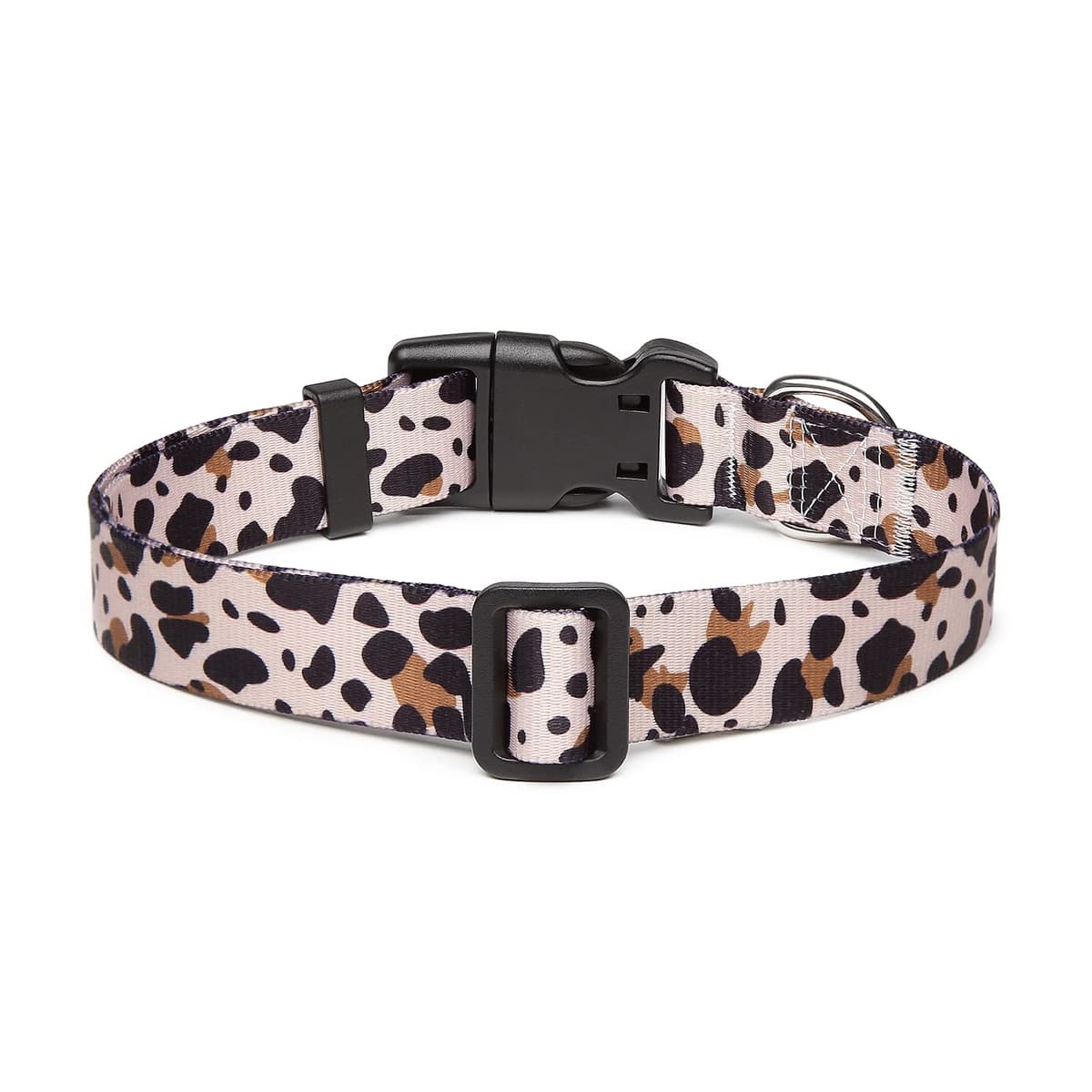 Suredoo Collar Perro, Ajustable y Resistente con Patrones de Moda, Collar Nylon Cómodos para Perros Pequeños Medianos Grandes, Cachorros (M, Leopardo) — view 2