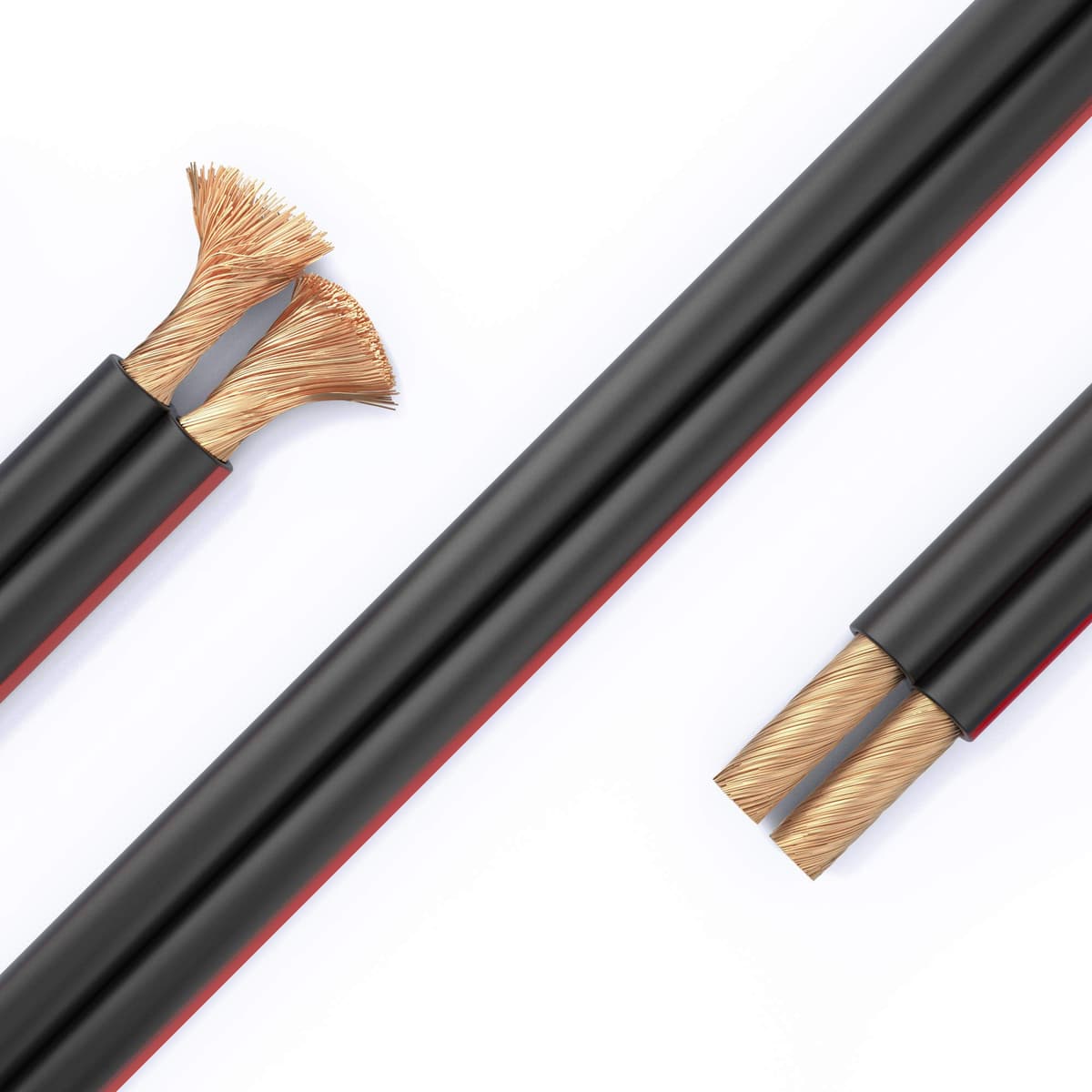 PureLink SP062-010 Cable de Altavoz 2x2,5 mm² (99,9% OFC de Cobre Completo, Cable Trenzado de 0,20 mm) Cable de Altavoz de Alta fidelidad, 10 m, Negro — view 6
