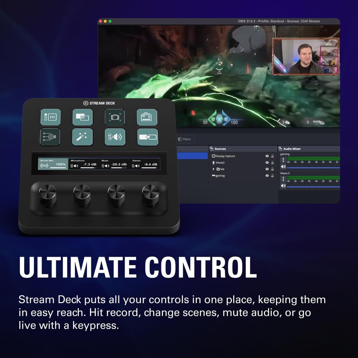 Elgato 4K S External Capture Card for PS5, Xbox Series X/S, Switch 2, PC, Mac, iPad | Pass and Capture in 4K60, 1440p120 or 1 — view 7