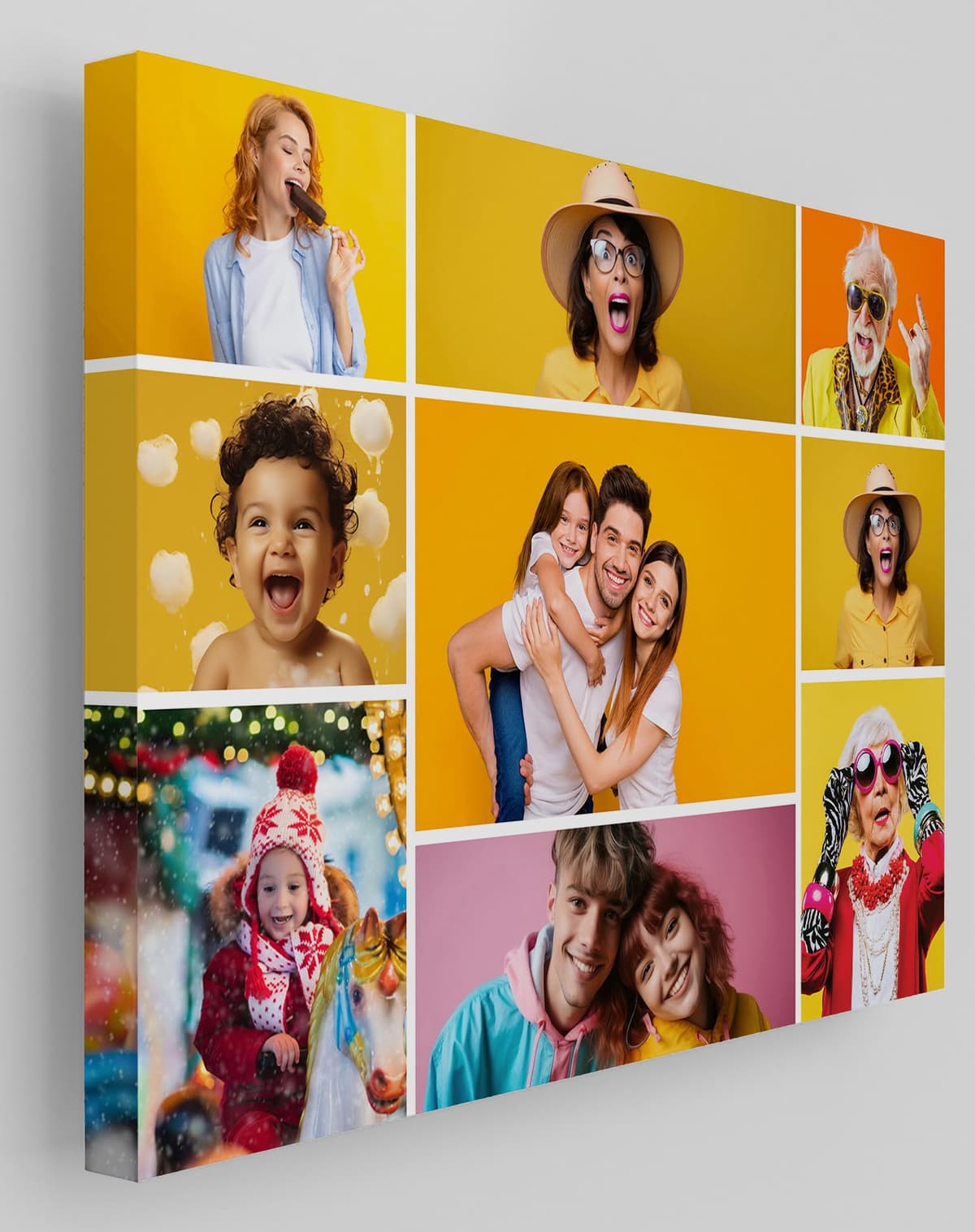 Star Online Personalised Canvas Photo Prints Pictures Birthday Frames Gifts For Mum,Dad Custom & Wall Art Holiday Memory (20x25cm (8x10in)) — view 21