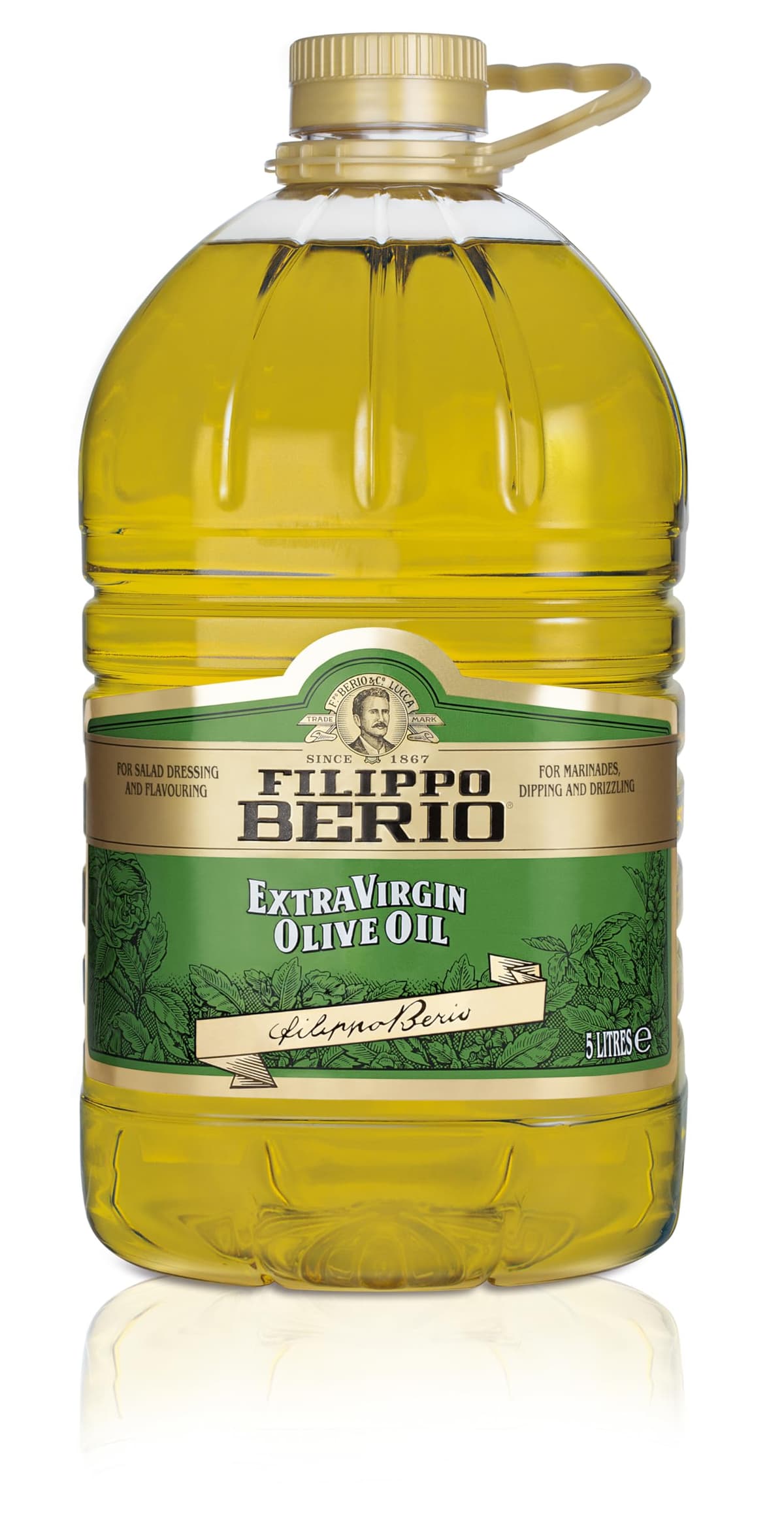 Filippo Berio Extra Virgin Olive Oil, Large Bottle (5 Litres)