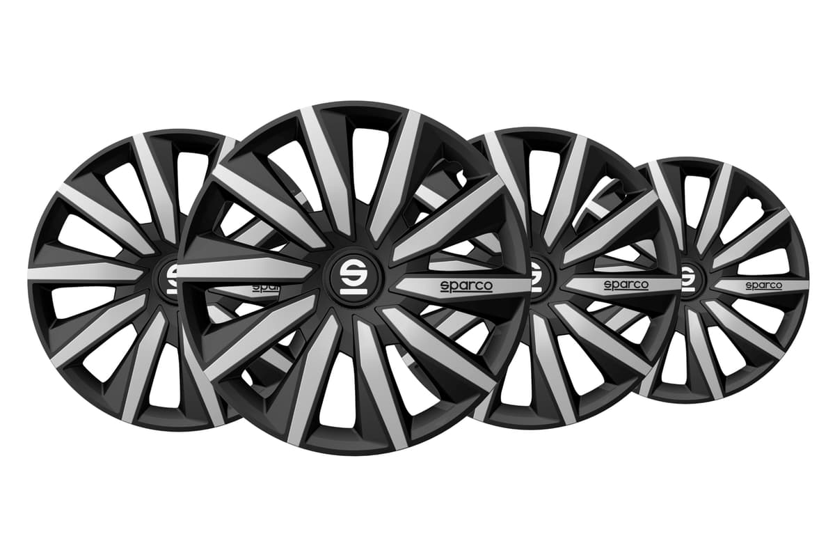 Sparco Wheel Covers Milano - 16-inch - Black/Silver - Set of 4 pieces — view 2