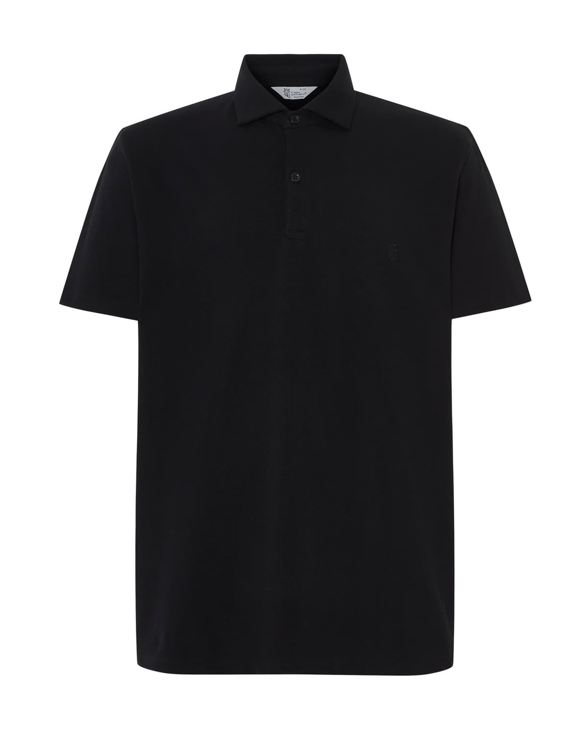 El Búho Nocturno Polo Hombre Manga Corta Algodón 100% Piqué Liso - Cuello Italiano Spread Firme Elegante - Regular Fit Holgado Largo - Deporte Casual Vestir Tallas Grandes S-5XL