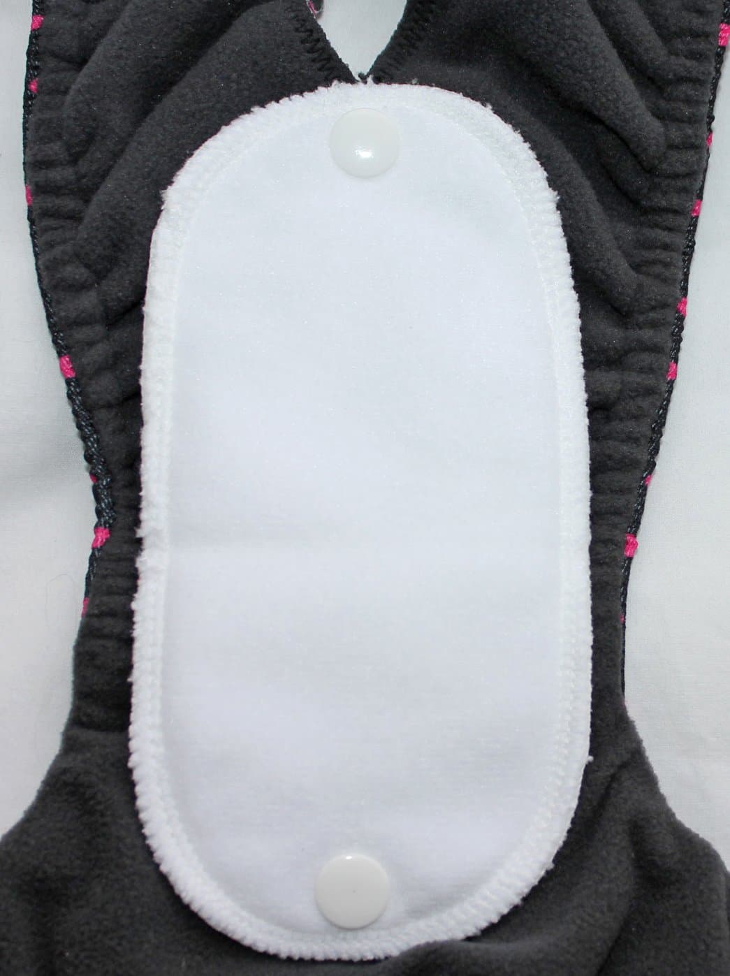 Female Dog Season Nappy - Waterproof Fabric (Size Large Pants & 2 Washable Pads, Busy Bee) — view 5