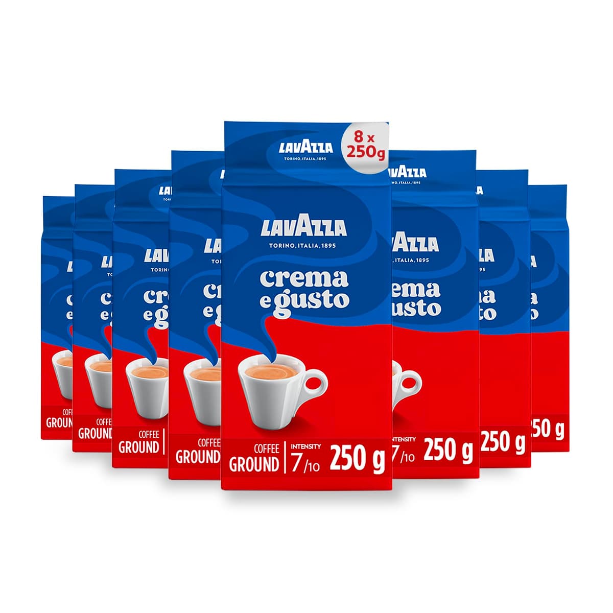 Lavazza, Qualità Rossa, Coffee Beans, Arabica and Robusta, Intensity 5/10, Medium Roasting, 1 Kg — view 53