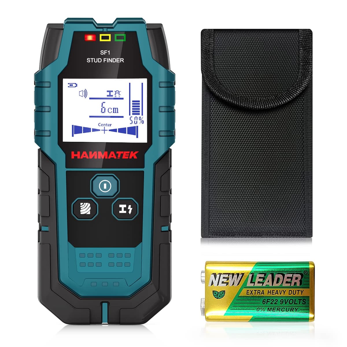 Detector, 4 in 1 Electronic Sensor, Wall Scanner, Metal Pipe Detector with LCD Display for Detecting Wood, Metal, Wires in the Wall and Magnetic or Non-Magnetic