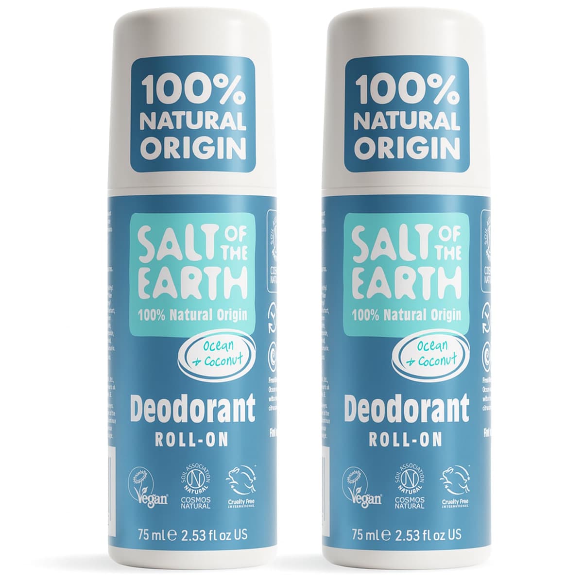 Salt of the Earth - Natural Deodorant Roll On - Lavender & Vanilla - Vegan Formula with Effective Long-Lasting Protection, Made in the UK - Suitable for Women, Men & Kids - 75ml — view 9