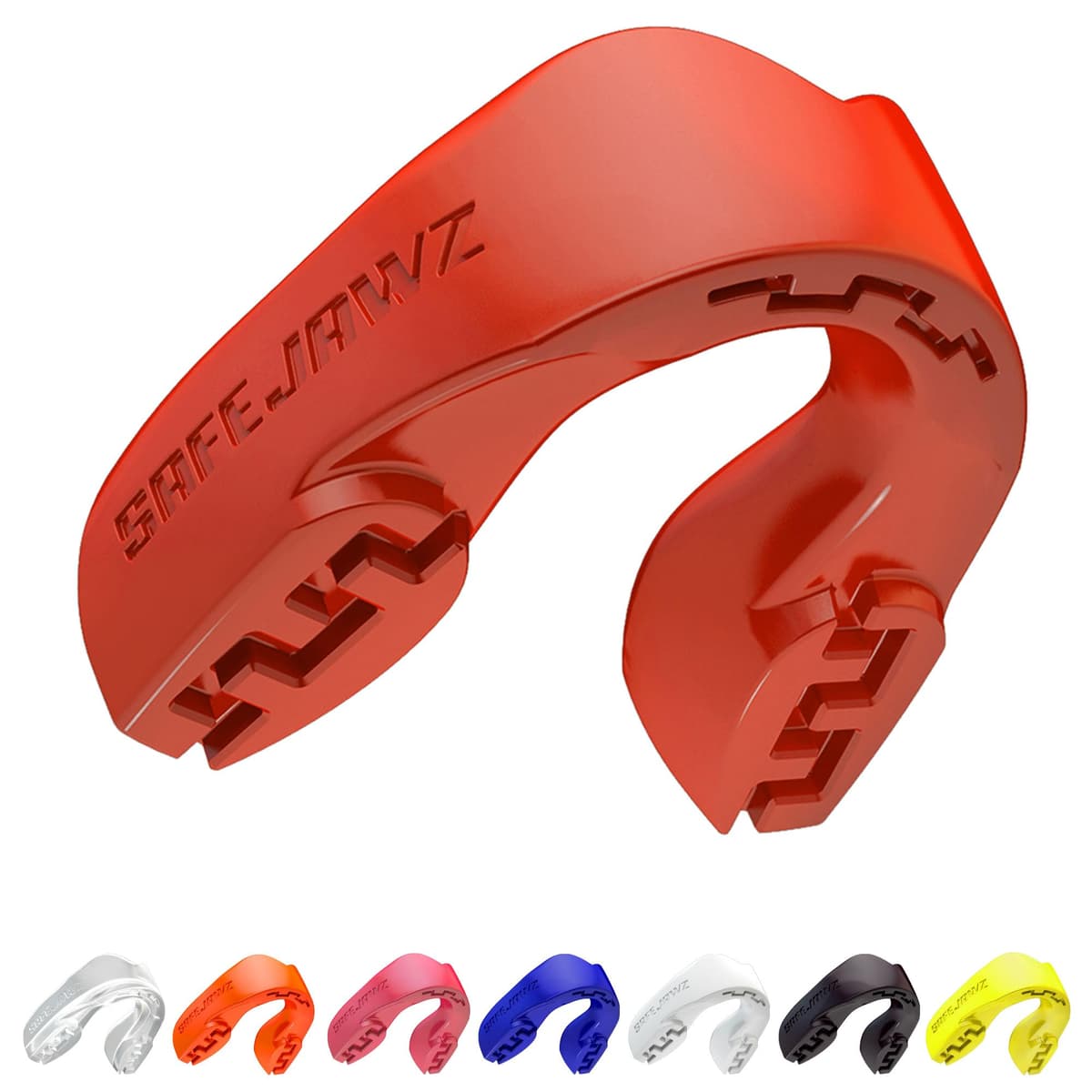 SAFEJAWZ Protector bucal Adultos y niños para Todos los Deportes de Contacto, incluidos Rugby, MMA, Artes Marciales de Kickboxing, Judo, Hockey y Boxeo — view 8