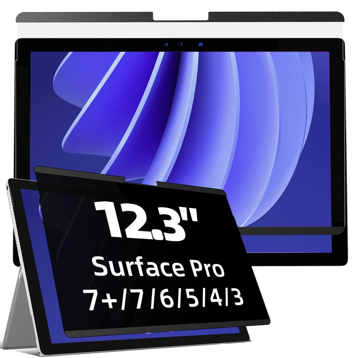 Mamol Magnetic Privacy Screen for 13.5 Inch Surface Laptop 6/5/4/3/2/1, Removable Anti Spy Glare Blue Light Filter, Microsoft Surface Laptop Privacy Screen Protector 13.5 in — view 15