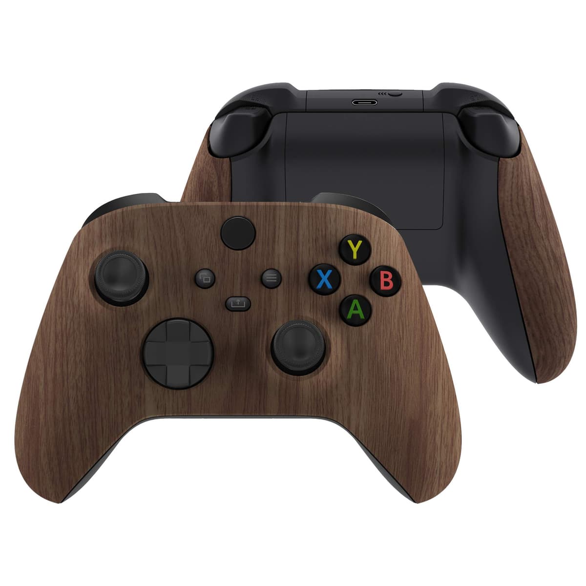 eXtremeRate Carcasa Delantera y Grip para Xbox Series X/S Mando - Cubierta Frontal Protectora de Agarre Empuñadura para Xbox Series S X Controlador - No Incluye Mando (Naranja) — view 17