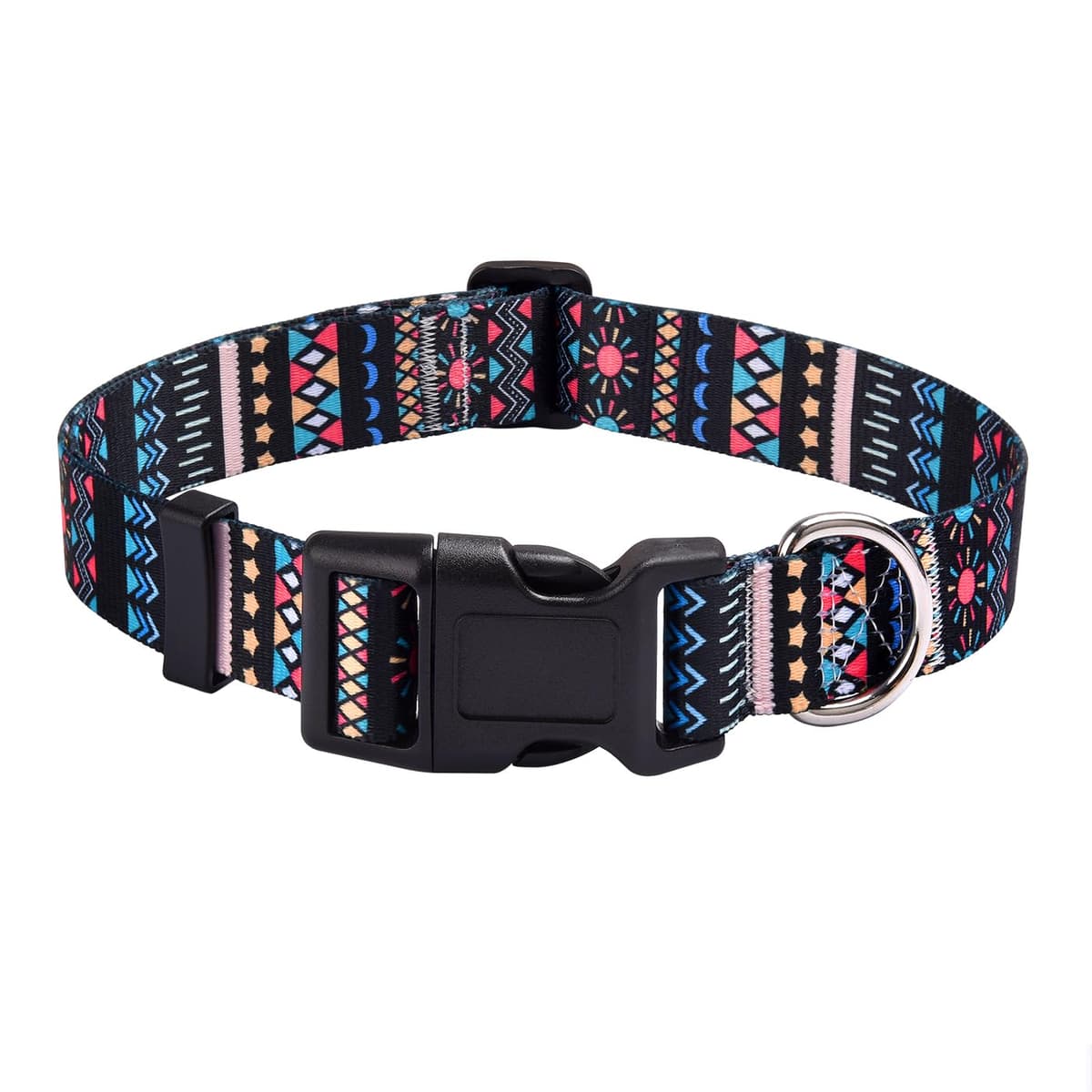 Mihqy Dog Collar for Small Dogs, Cute Small Medium Large Dog Pet Collar, with Floral Patterns, Soft Adjustable for Boy Girl Female Male Puppy Dog Collar(Floral Pink,S) — view 21
