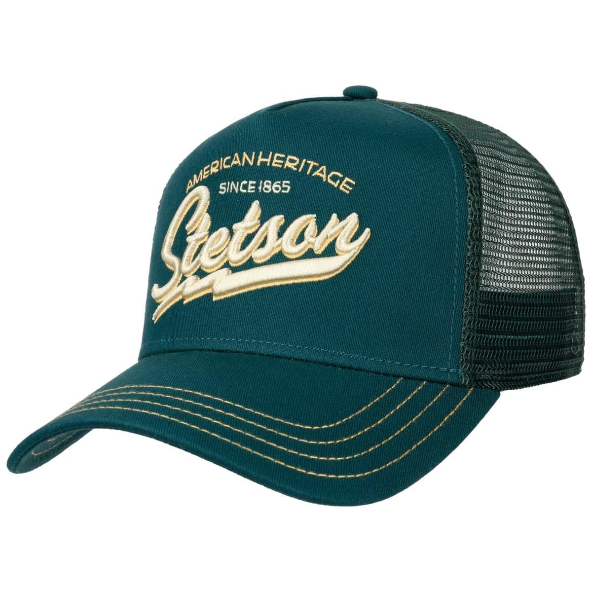 Stetson Gorra de Camionero Patrulla para Hombre/Mujer, Gorra de béisbol de algodón, tamaño Ajustable, Gorra con Inserto de Malla, Gorra de Camionero para Invierno/Verano, Gorra Curvada — view 18