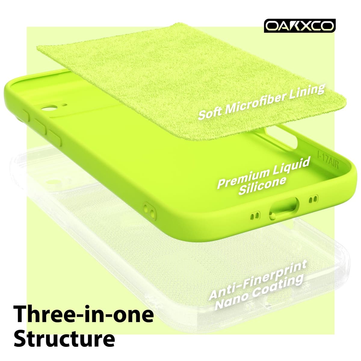 oakxco for iPhone 17 Pro Max Phone Case Liquid Silicone, Cute Thin Slim Grip Soft Rubber Gel for Women Men, Smooth Matte TPU Plain Solid Color Girly Simple Case with Camera Cover, Light Pink — view 787