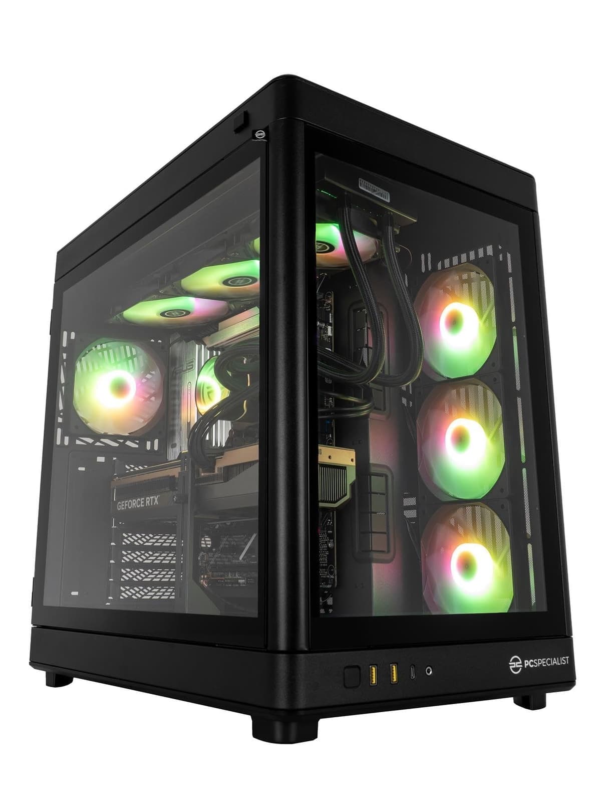 PCSpecialist Master PC Gaming - AMD Ryzen 9 7900X3D 5,60 GHz 12-Core, 32 GB DDR5 RAM, 16 GB GEFORCE RTX 4080, 1TB M.2 SSD + 2TB HDD, Windows 11