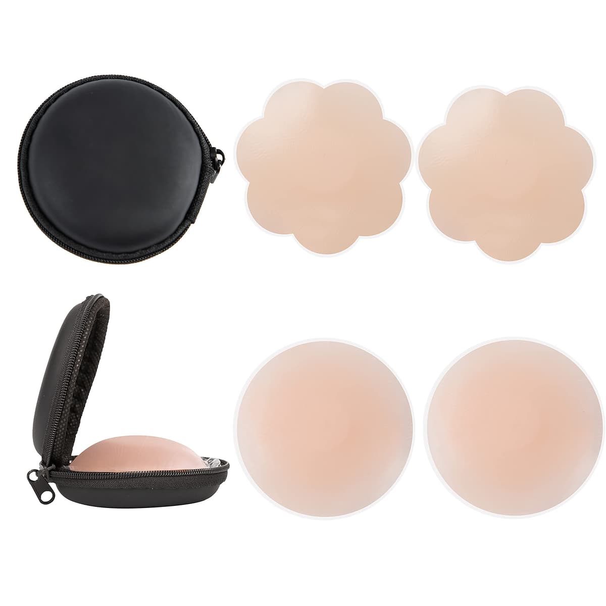 Nipple Covers - Reusable Adhesive Pasties Invisible, Seamless for Party Dresses, Wedding, Daily Wear Comfortable, Waterproof Bra Alternative — view 2