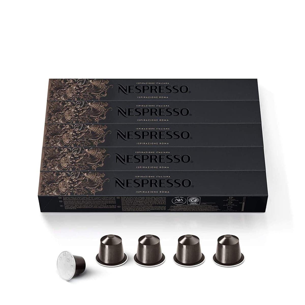 Nespresso Vertuo Double Espresso Selection Long Expiry Coffee Pods Capsules Chiaro Scuro 20 Pods 2 Sleeves — view 31