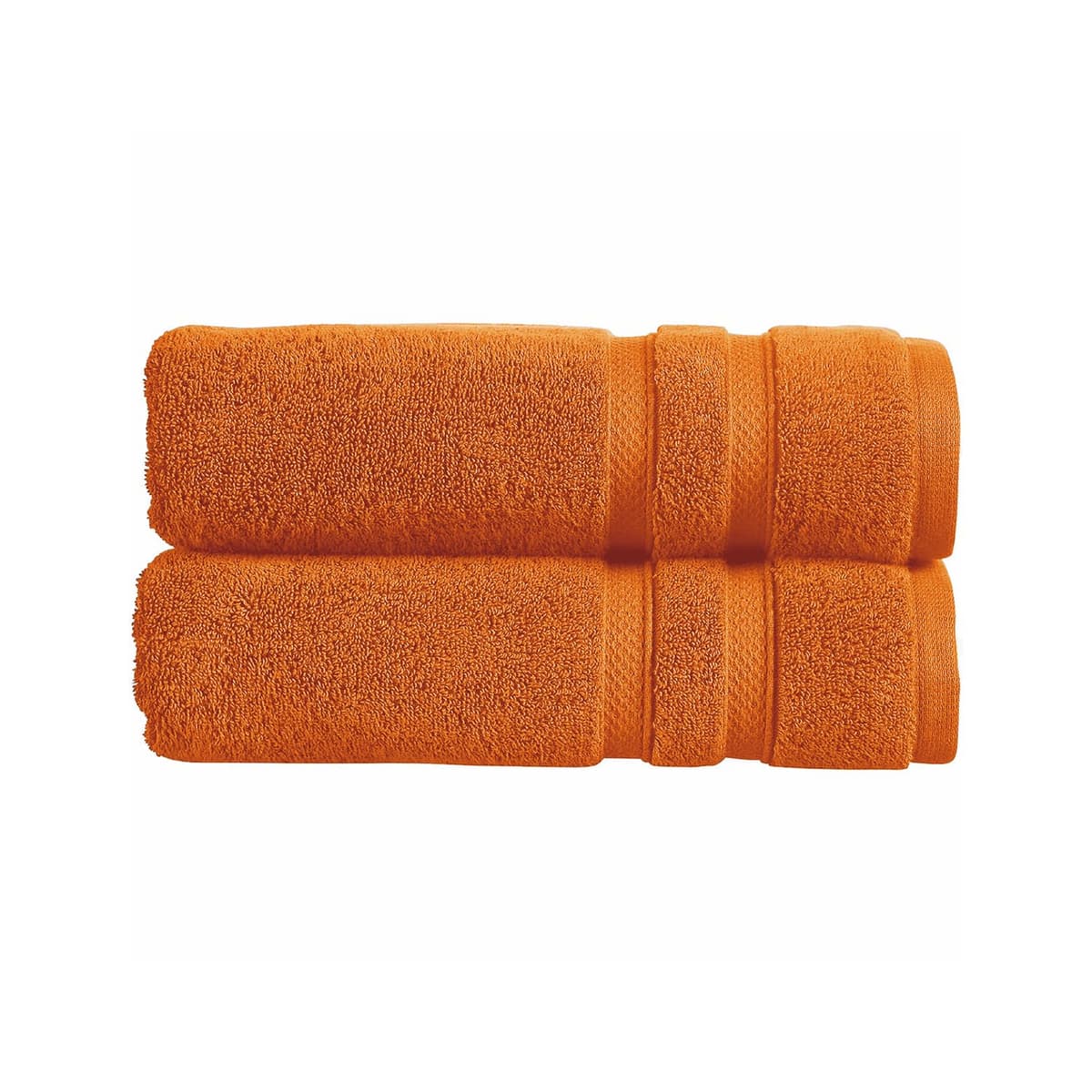 Christy Chroma Bath Towels | Set of 2 | Highly Absorbent Heavyweight 675GSM | Bold and Bright | Soft Velvety Smooth Bathroom Shower Towels | 100% Cotton | Sustainably Made | Ash Grey — view 126