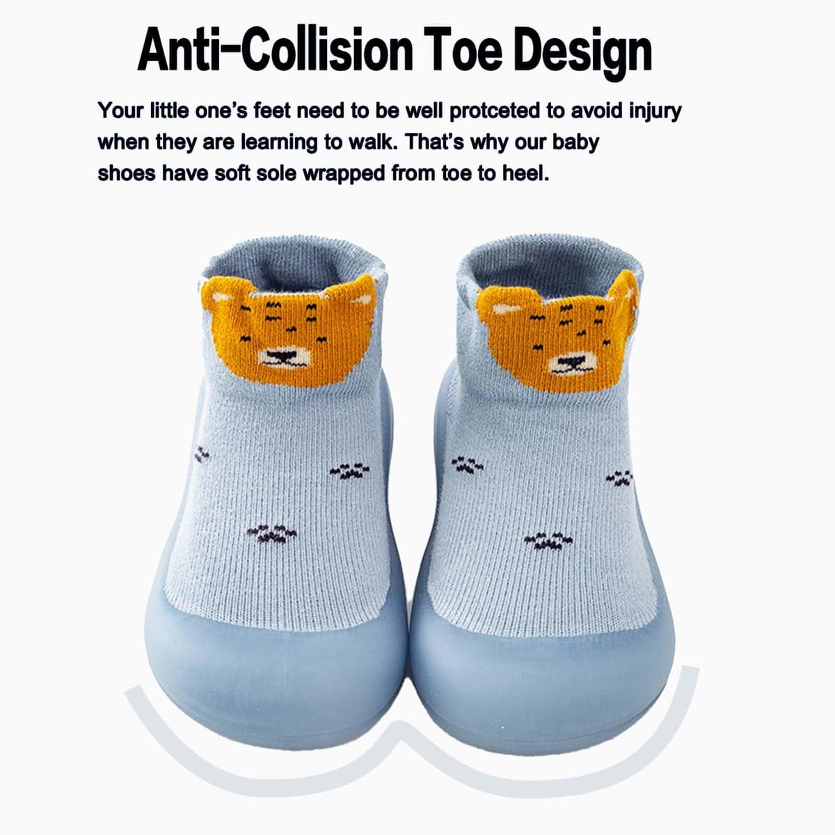 Baby Girls Boys First Walking Shoes Anti Slip Slippers Socks Barefoot Shoes Toddler Infant Non Slip Sole Shoes Breathable — view 5